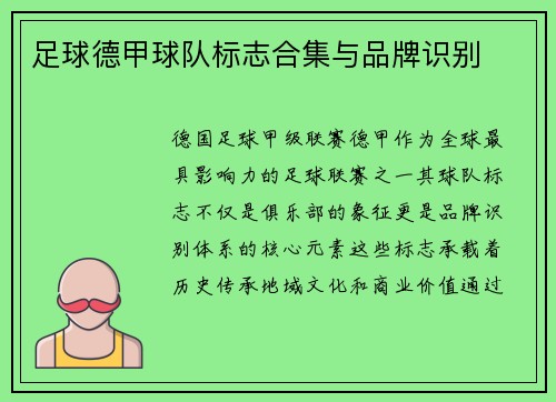 足球德甲球队标志合集与品牌识别